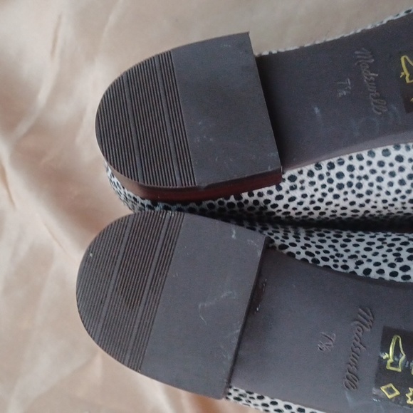 NWOT MADEWELL The Adelle Ballet Flat Leather Calf Hair Sz 7.5 - Picture 9 of 14